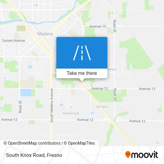 Mapa de South Knox Road