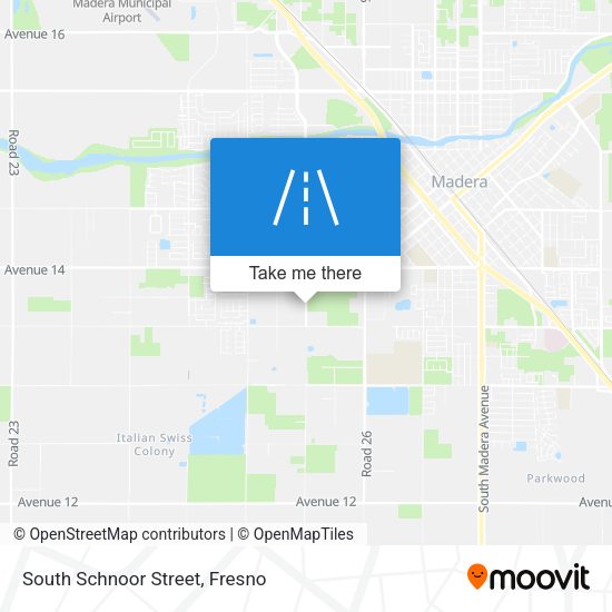 South Schnoor Street map
