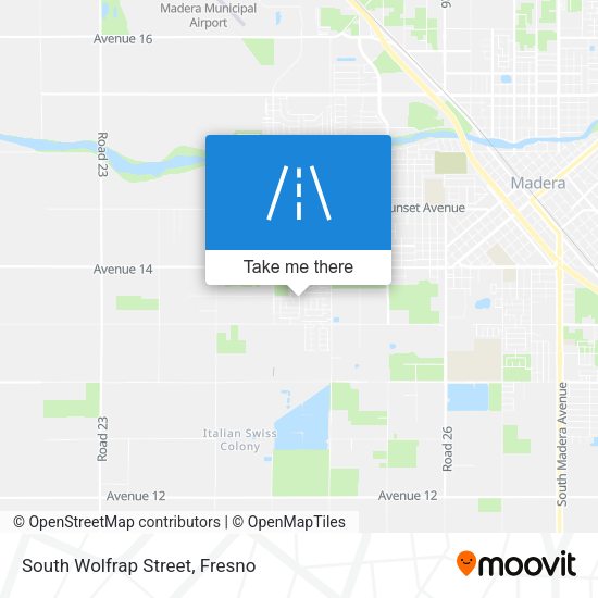South Wolfrap Street map