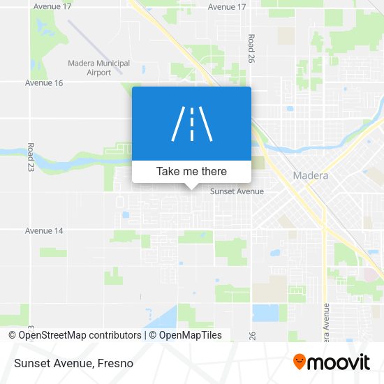 Mapa de Sunset Avenue