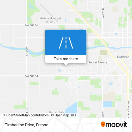 Timberline Drive map