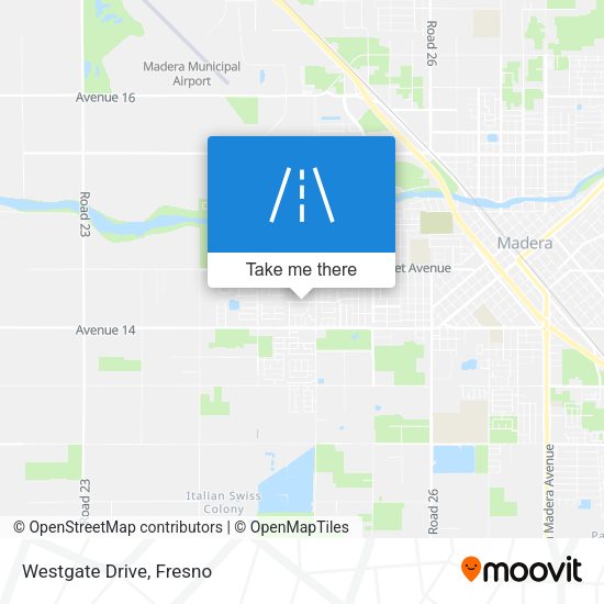 Mapa de Westgate Drive