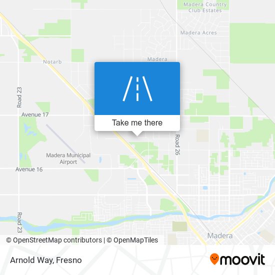 Arnold Way map