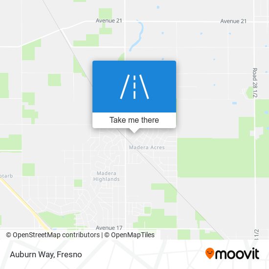 Auburn Way map