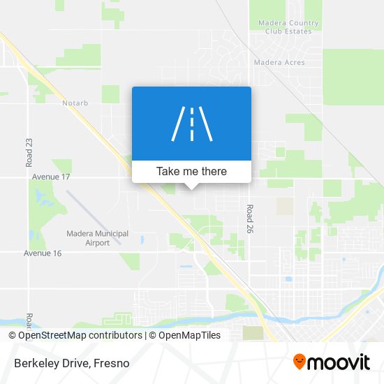 Berkeley Drive map