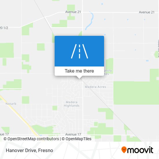 Mapa de Hanover Drive
