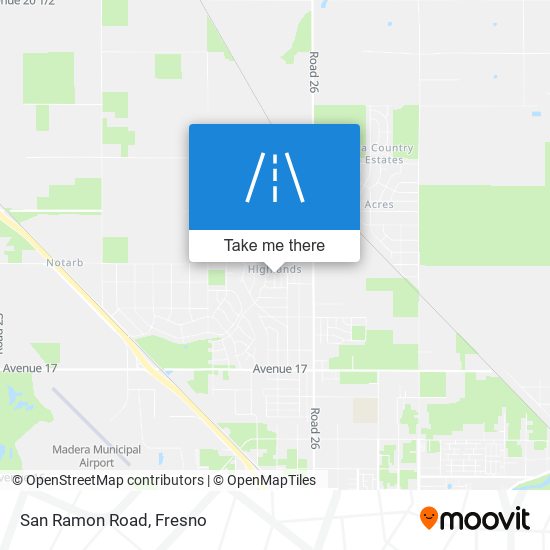 San Ramon Road map