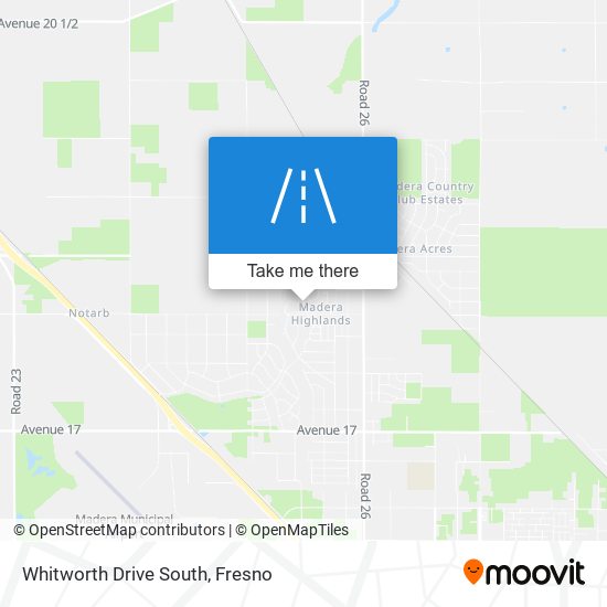 Whitworth Drive South map