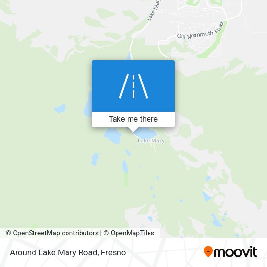 Around Lake Mary Road map