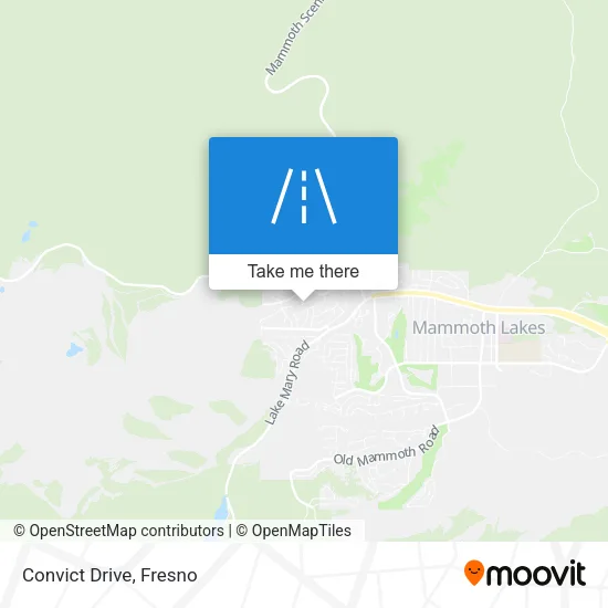 Convict Drive map