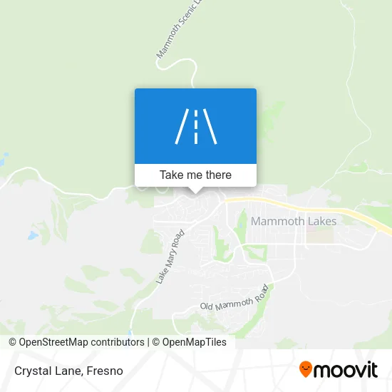 Crystal Lane map