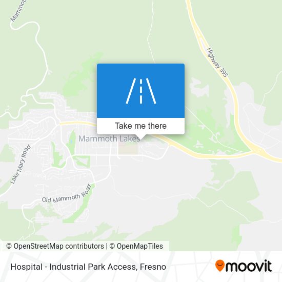 Hospital - Industrial Park Access map