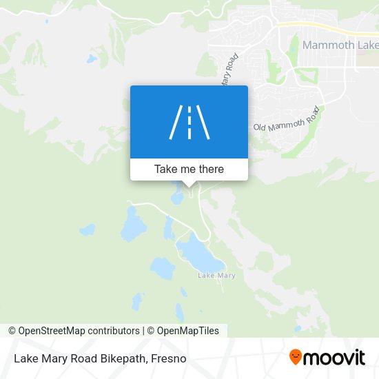 Lake Mary Road Bikepath map