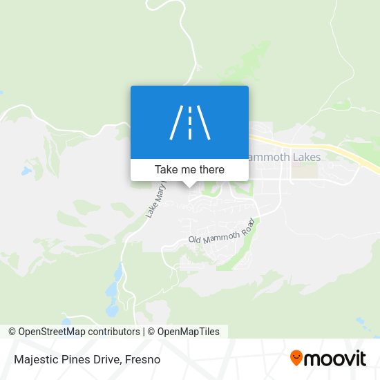 Majestic Pines Drive map