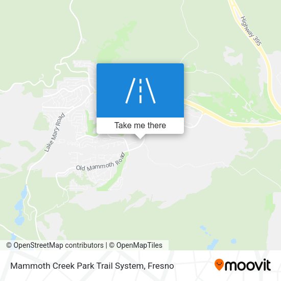Mapa de Mammoth Creek Park Trail System