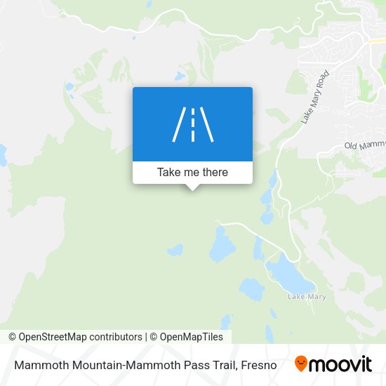 Mammoth Mountain-Mammoth Pass Trail map