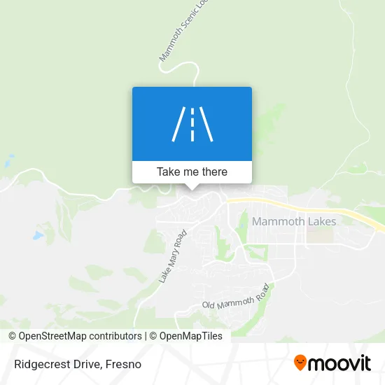 Ridgecrest Drive map