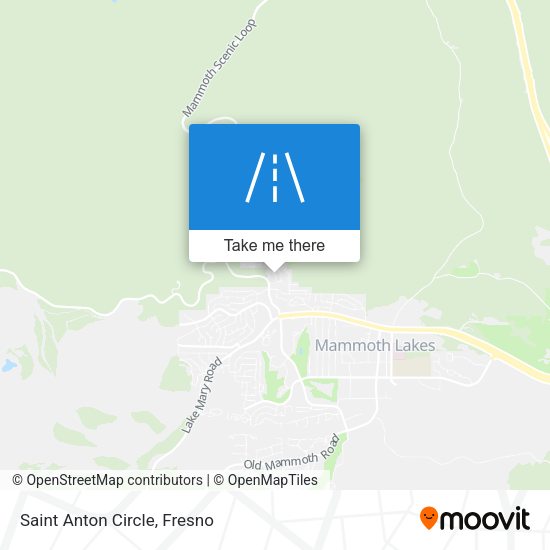Mapa de Saint Anton Circle