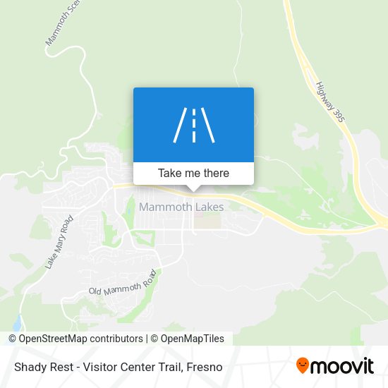Mapa de Shady Rest - Visitor Center Trail