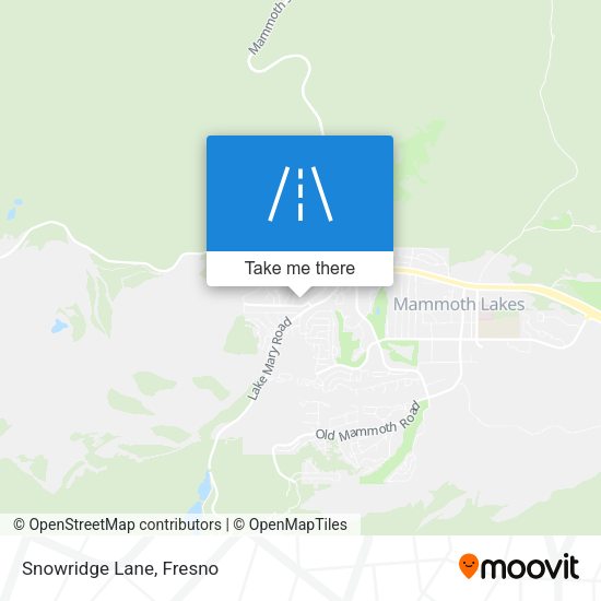 Mapa de Snowridge Lane