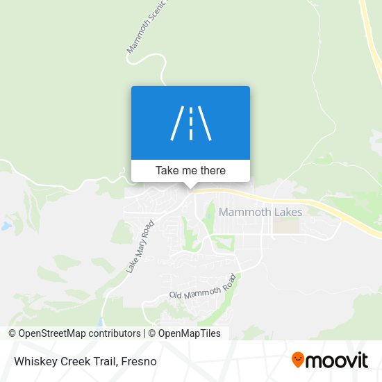 Whiskey Creek Trail map