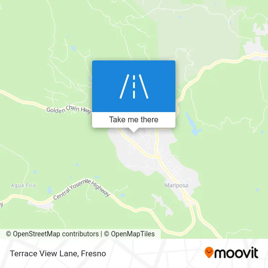 Terrace View Lane map