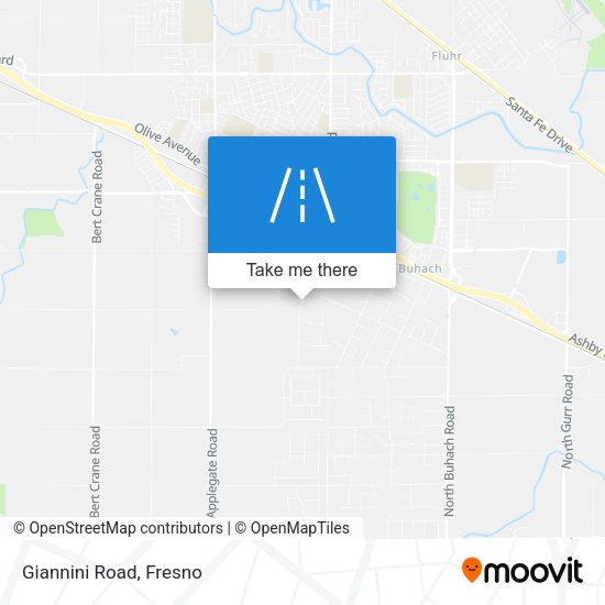 Mapa de Giannini Road