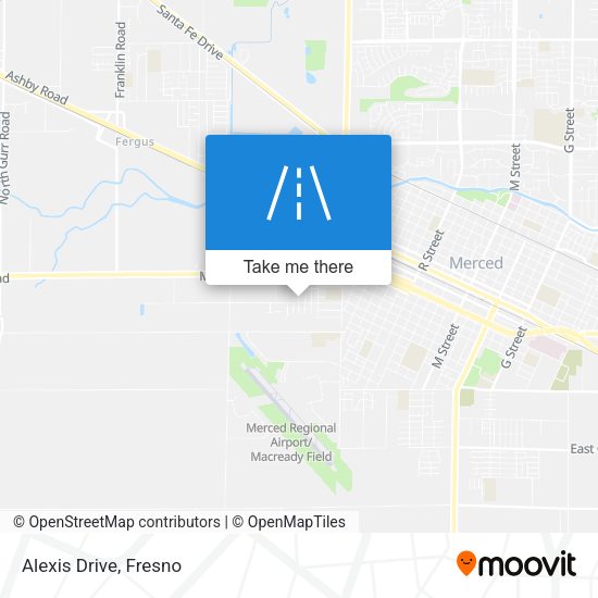 Mapa de Alexis Drive