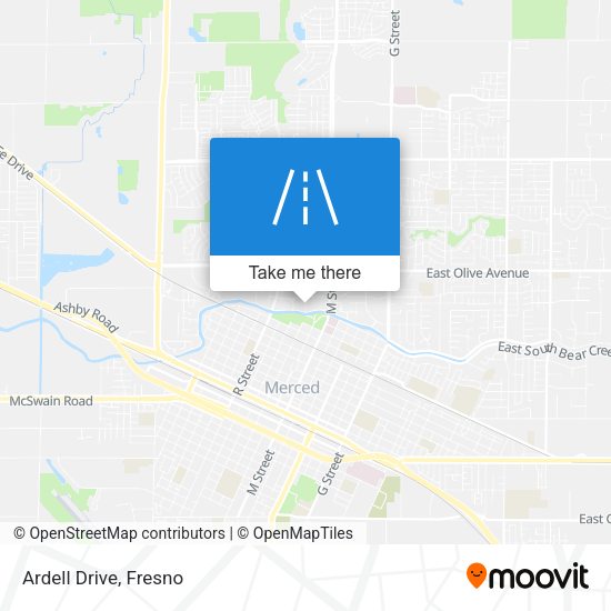 Ardell Drive map