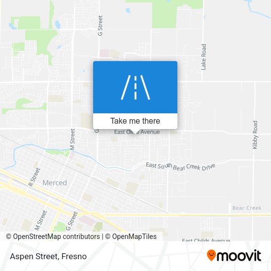 Aspen Street map