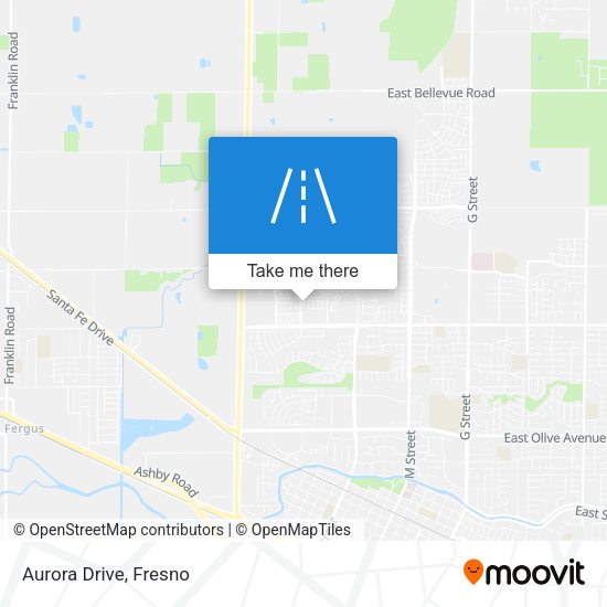 Aurora Drive map