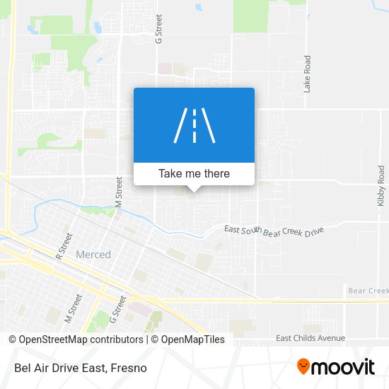 Mapa de Bel Air Drive East