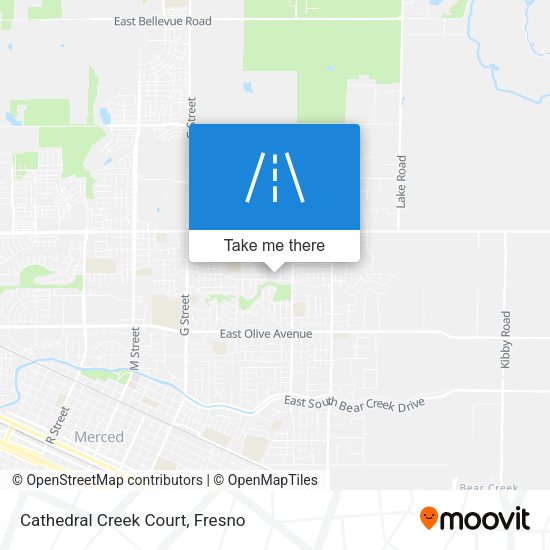 Cathedral Creek Court map