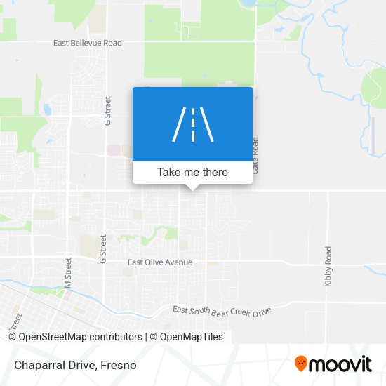 Mapa de Chaparral Drive