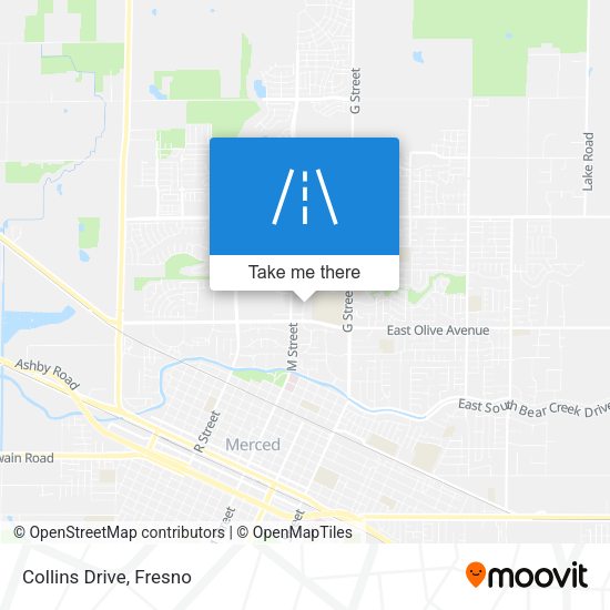 Mapa de Collins Drive