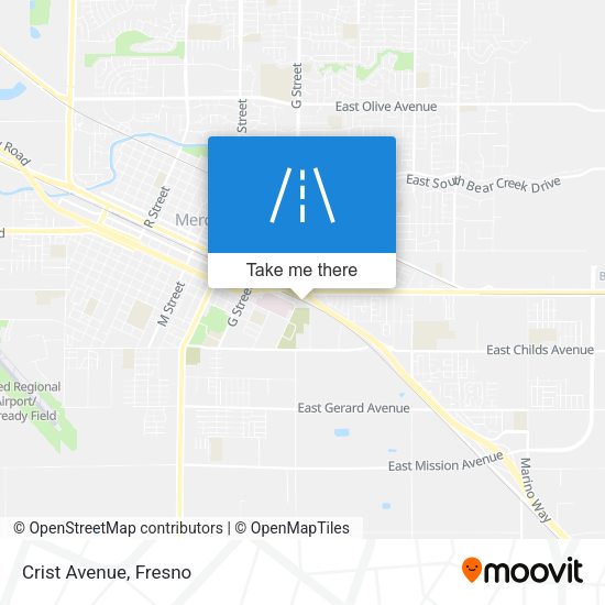 Mapa de Crist Avenue