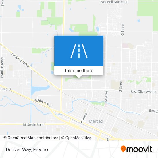 Mapa de Denver Way