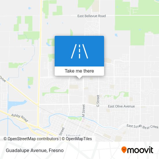 Mapa de Guadalupe Avenue