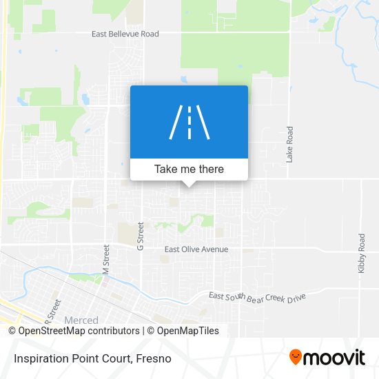 Mapa de Inspiration Point Court