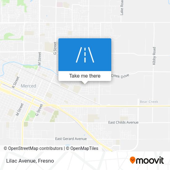 Mapa de Lilac Avenue