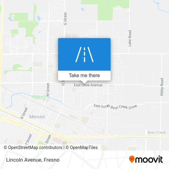 Mapa de Lincoln Avenue