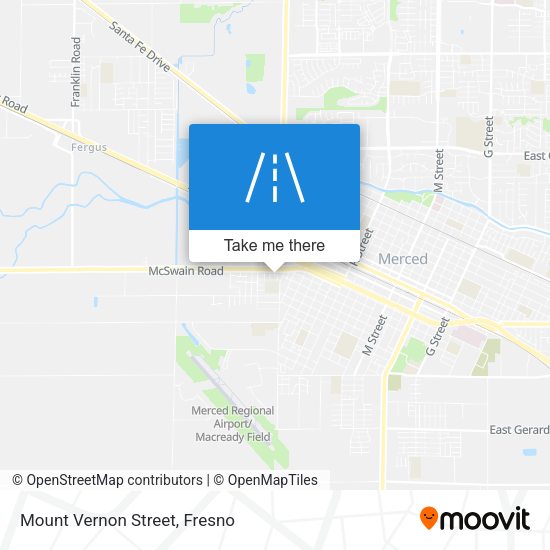 Mount Vernon Street map