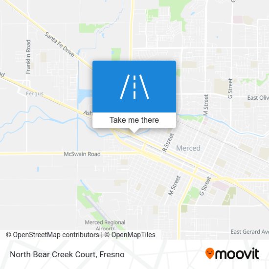 North Bear Creek Court map