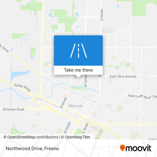 Northwood Drive map