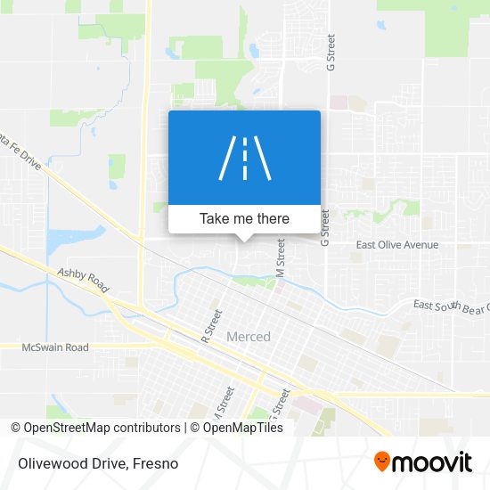 Mapa de Olivewood Drive