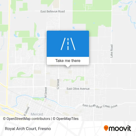 Royal Arch Court map