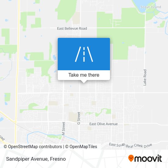 Mapa de Sandpiper Avenue