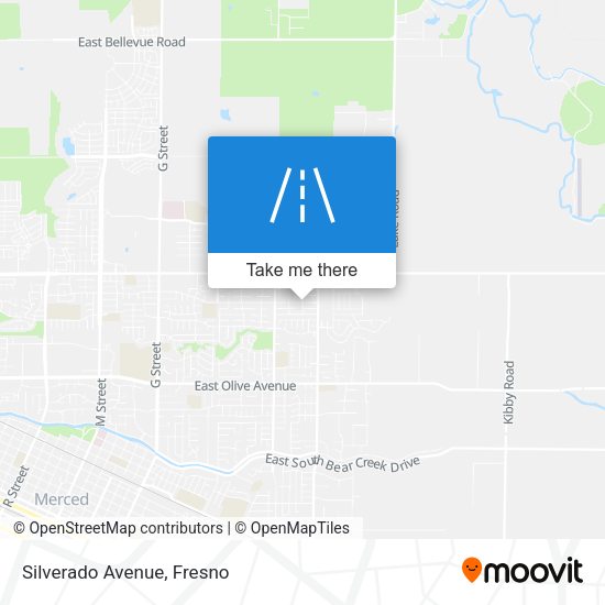 Mapa de Silverado Avenue