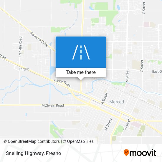 Mapa de Snelling Highway