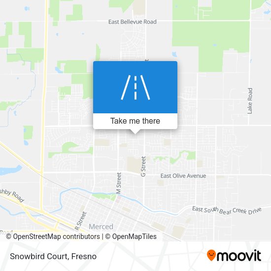 Mapa de Snowbird Court
